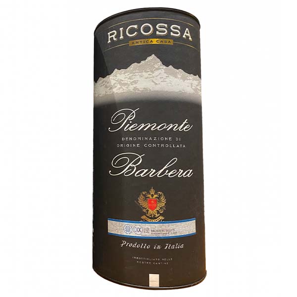 Rượu Vang Ý Ricossa Piemonte Barbera 13% - Bịch 3L