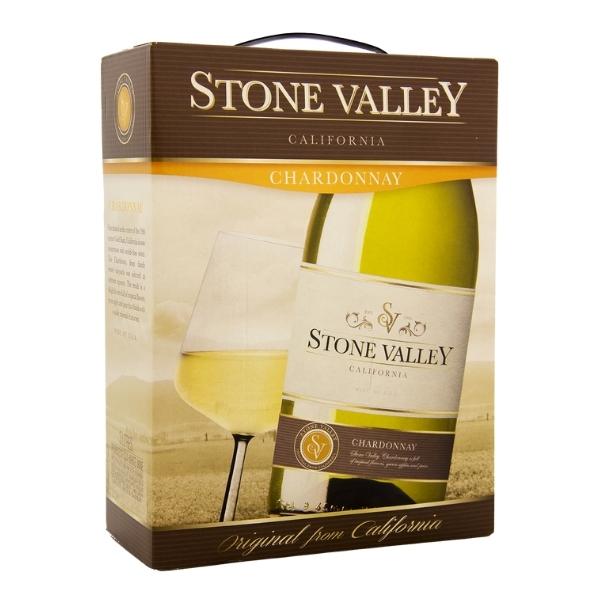 Rượu Vang Stone Valley Chardonnay – Bịch 3l